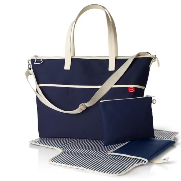 Beautycounter Classic Diaper Bag in Navy EUC